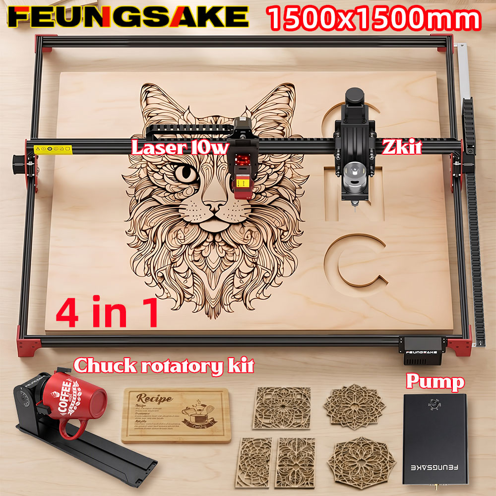 Air Assist Pump Laser - FEUNGSAKE 40w Laser Engraving And Cutting