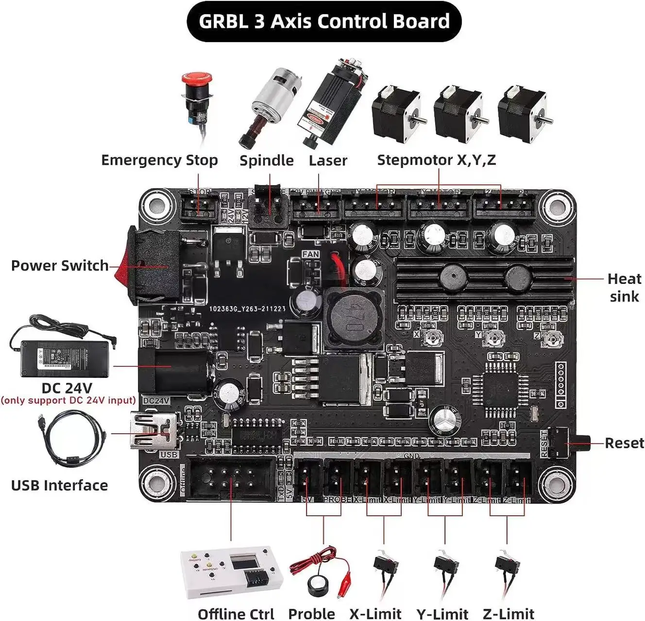 CNC 3018 Pro Laser Engraver Wo - Controller Grbl Board 评论和价格
