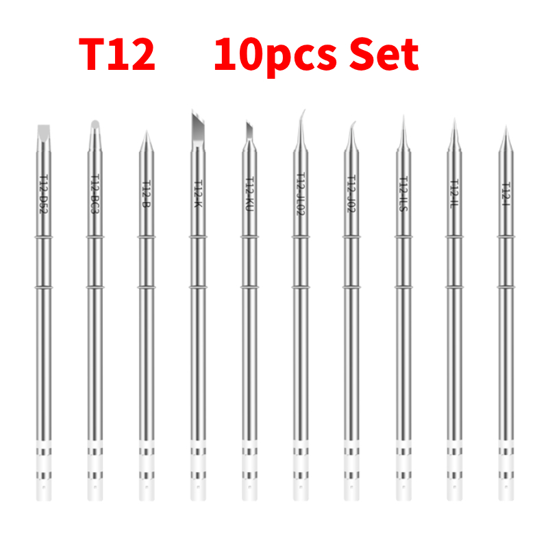10pcs T12 Set Soldering Iron T - Industrial Laser Soldering Iron 评论和价格