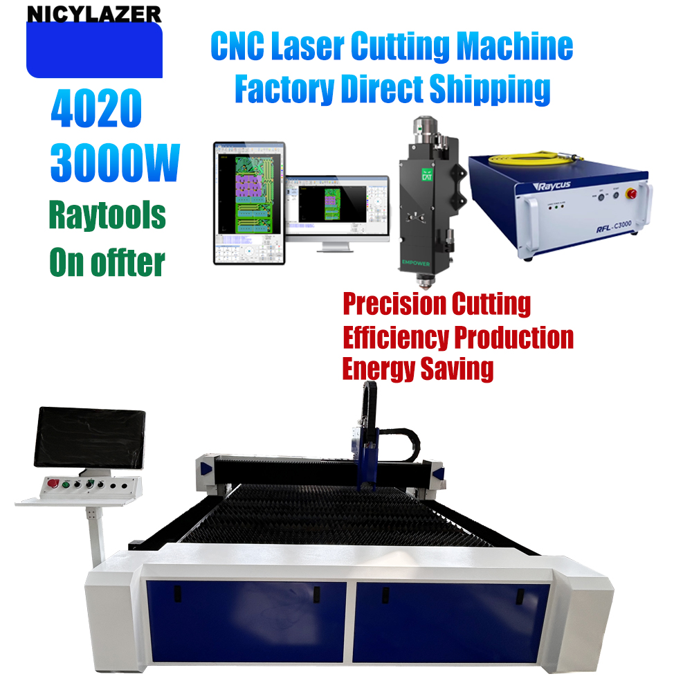 NICYLAZER CNC 3000W 4020 Fiber - Industrial Laser Metal Cutter 评论和价格