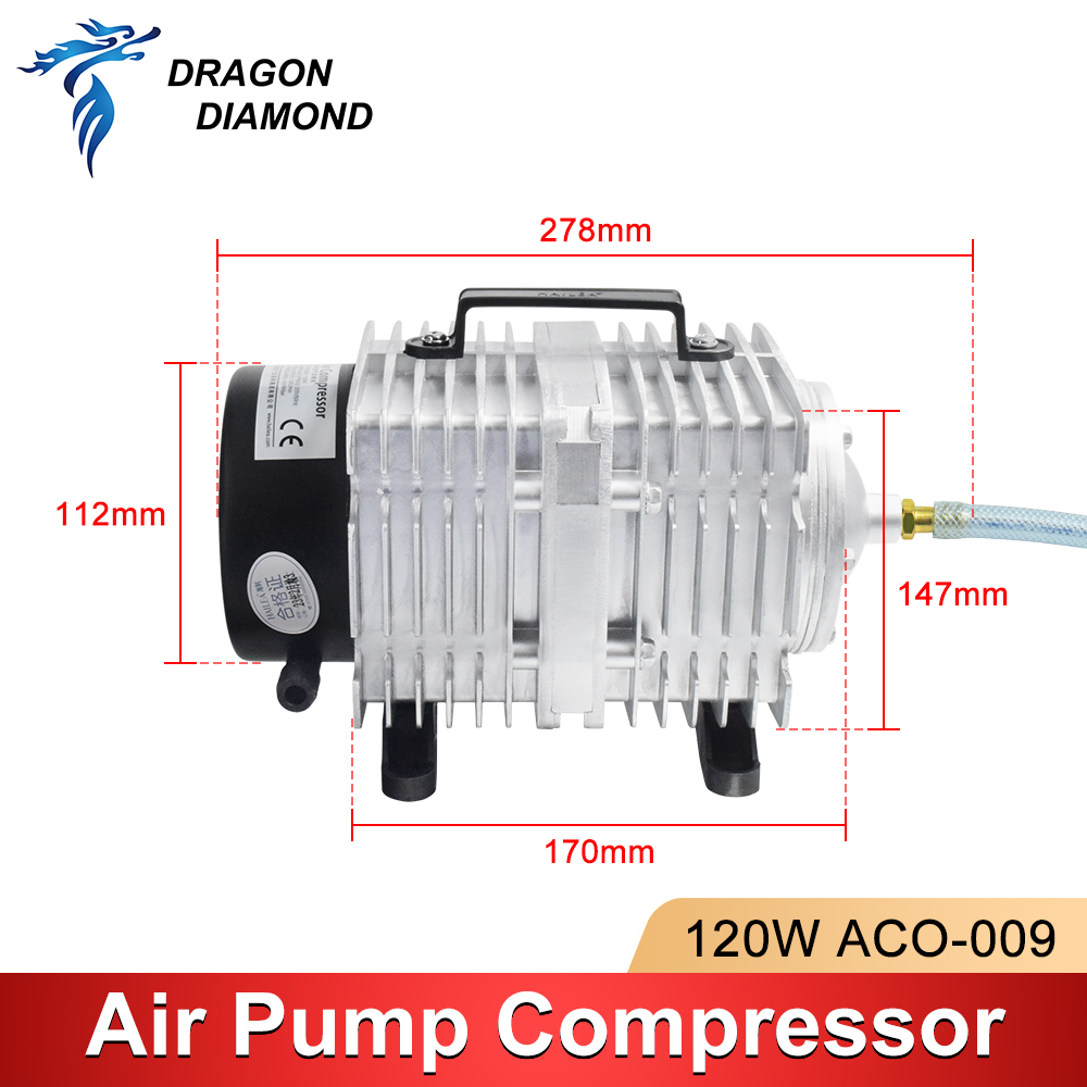 120W Air Compressor Electrical - Air Assist Pump Laser 评论和价格