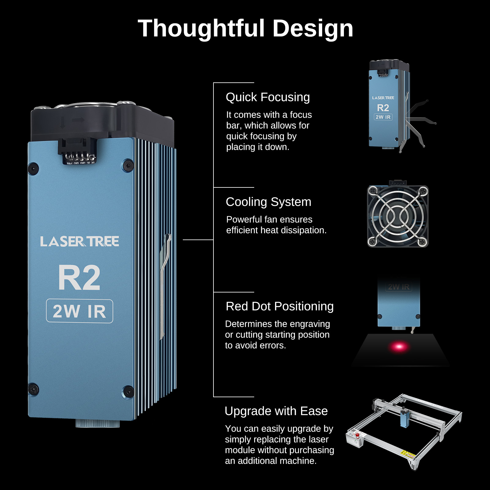 LASER TREE R2 2W 1064nm Infrar - Laser Engraving Software 评论和价格