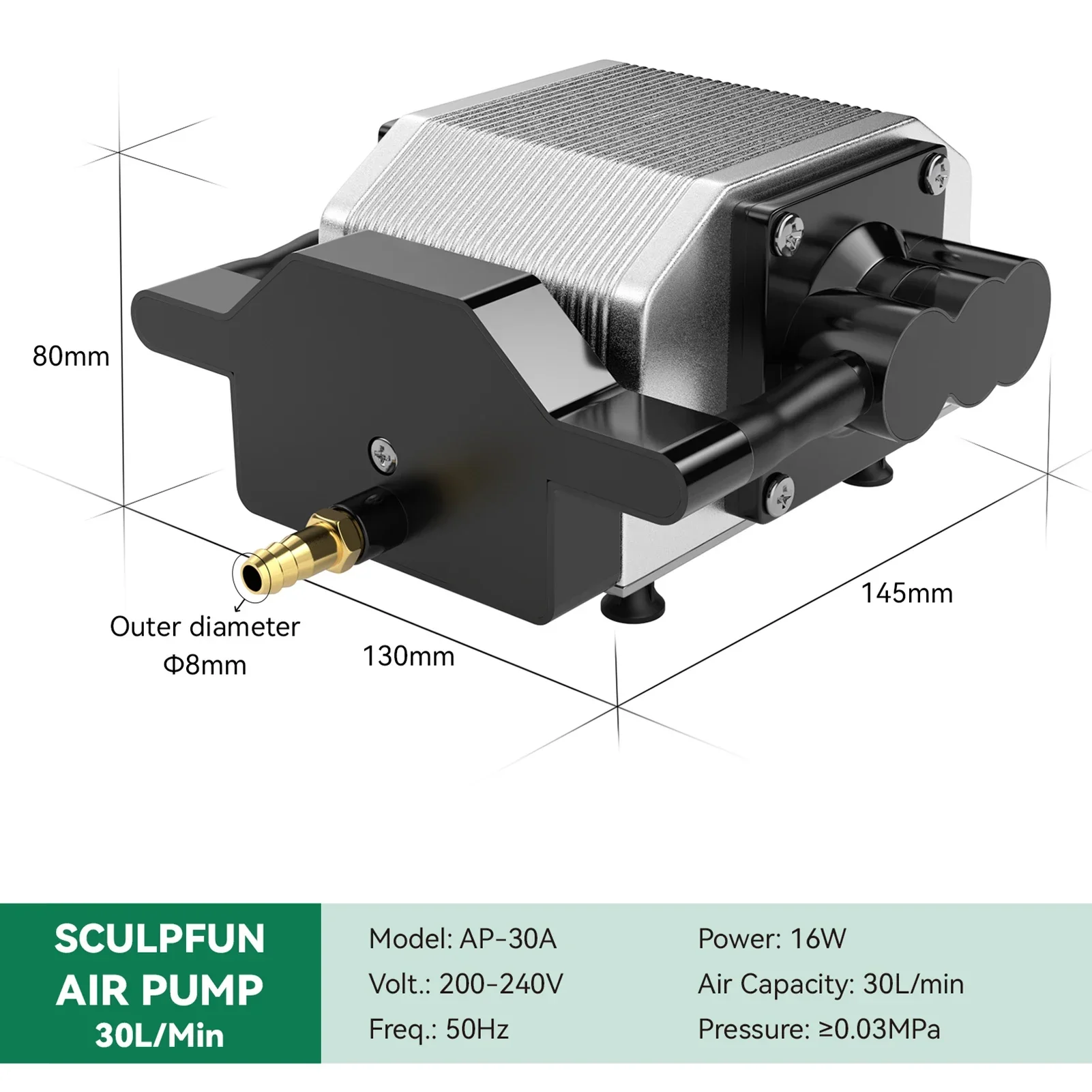 30L/Min Laser Air Assist Pump  - Air Assist Pump Laser 评论和价格