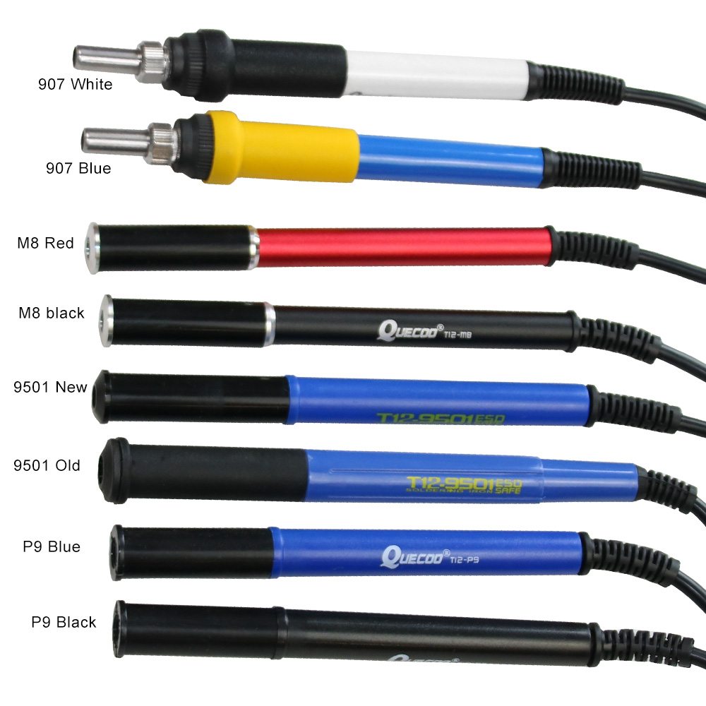 QUECOO 4pin T12-M8 9501 907 P9 - Industrial Laser Soldering Iron 评论和价格