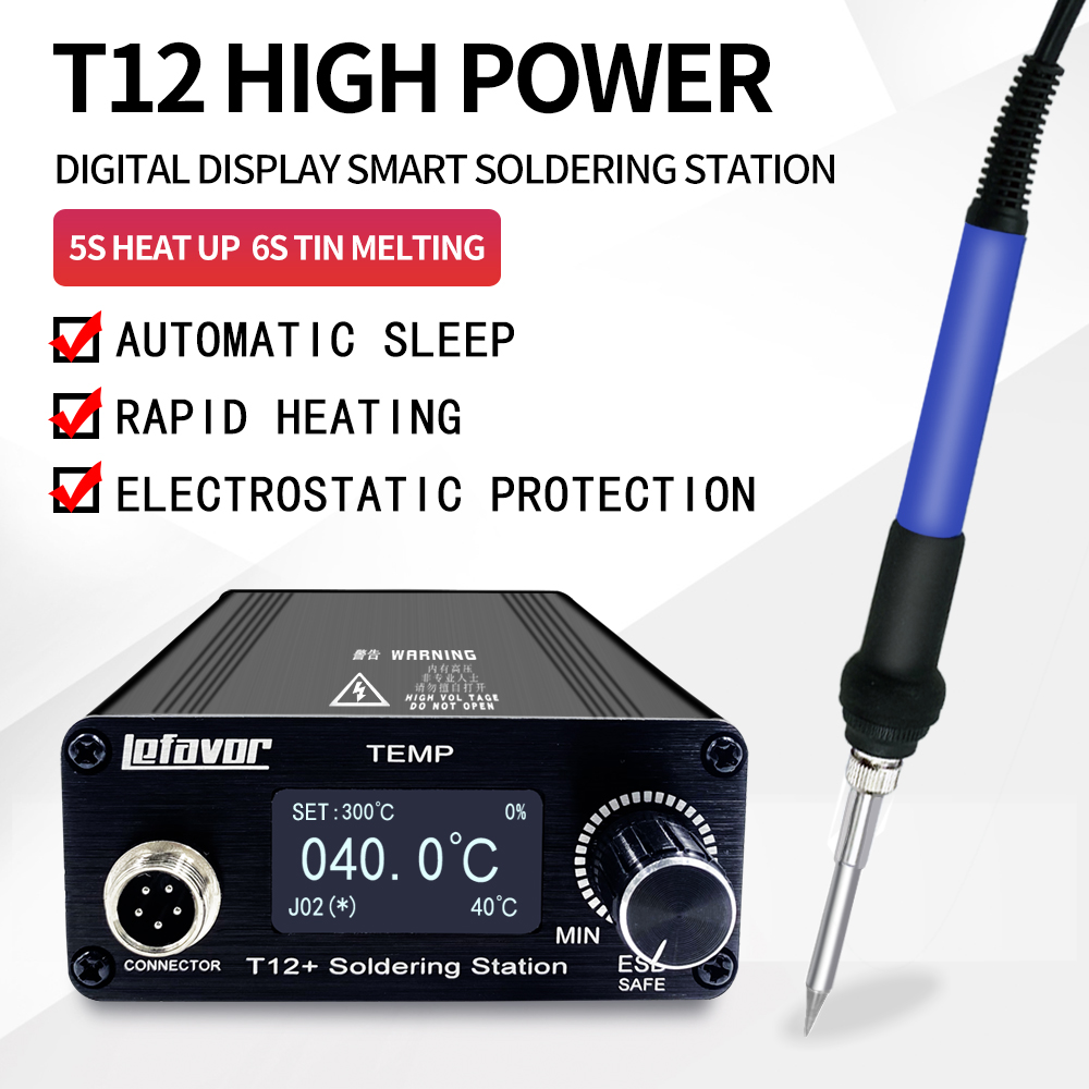 T12+ Soldering Station Solderi - Industrial Laser Soldering Iron 评论和价格